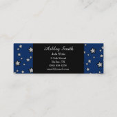 Himmels-Stern-Visitenkarten Mini Visitenkarte (Rückseite)