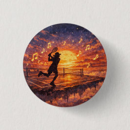 Himmels-Tennis-Abzeichen  Button