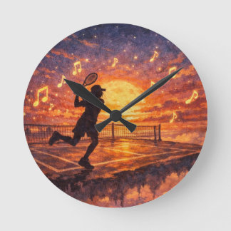 Himmels-Tennismaueruhr Runde Wanduhr