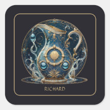 Himmels-Wasserträger Zodiac Sternzeichen Schwarz G