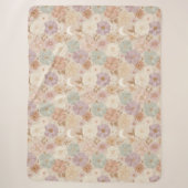 Himmels-Wiesen-Blumen Sherpadecke (Vorderseite)