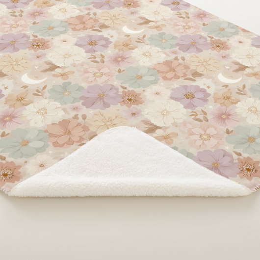 Himmels-Wiesen-Blumen Sherpadecke (3/4)