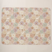 Himmels-Wiesen-Blumen Sherpadecke (Vorderseite (Horizontal))