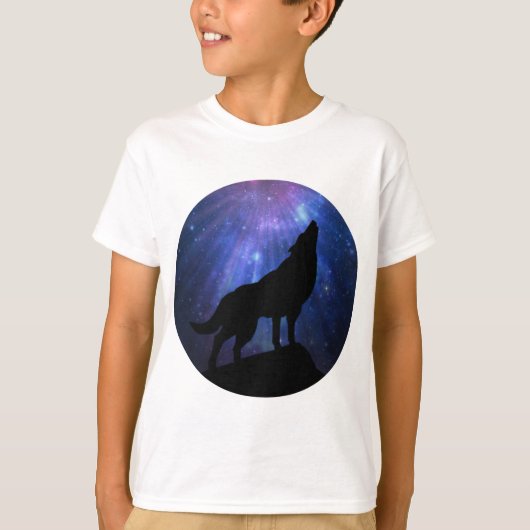 Himmels Wolf T-Shirt (Vorderseite)