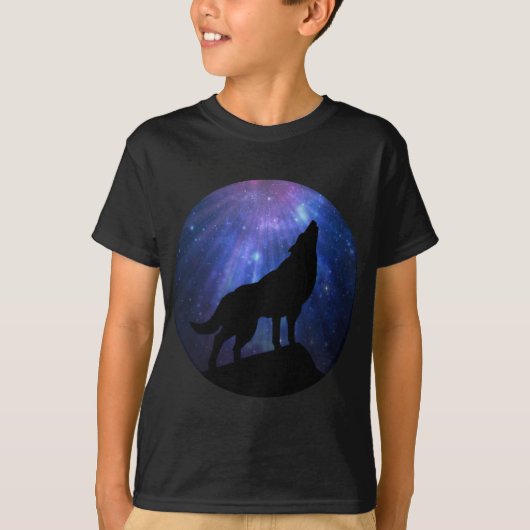 Himmels Wolf T-Shirt (Vorderseite)
