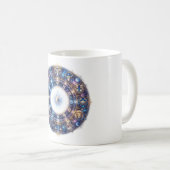 Himmels-Zodiakrad mit 12 Astrologie-Zeichen Kaffeetasse (VorderseiteRechts)