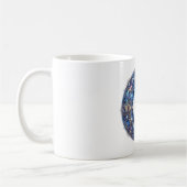 Himmels-Zodiakrad mit 12 Astrologie-Zeichen Kaffeetasse (Links)