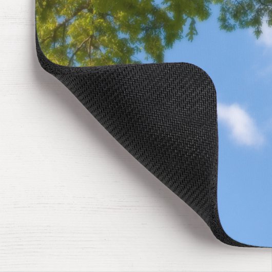 Himmelsansicht mit Baumspitze Mousepad (Ecke)