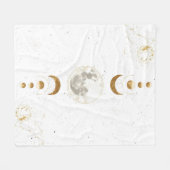Himmelsastrologie-Muster | Geschenkpapier Fleecedecke (Vorderseite (Horizontal))