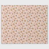 Himmelsauge, Mond, Sonnenmuster. Geschenkpapier (Flach)