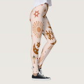 Himmelsauge, Mond, Sonnenmuster. Leggings (Rechts)