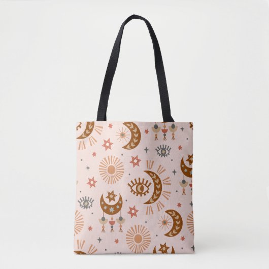 Himmelsauge, Mond, Sonnenmuster. Tasche (Vorderseite)