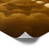 Himmelsausrichtungsposter Poster (Ecke)