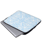 Himmelsazurblut Laptopschutzhülle (Vorne Knopf)