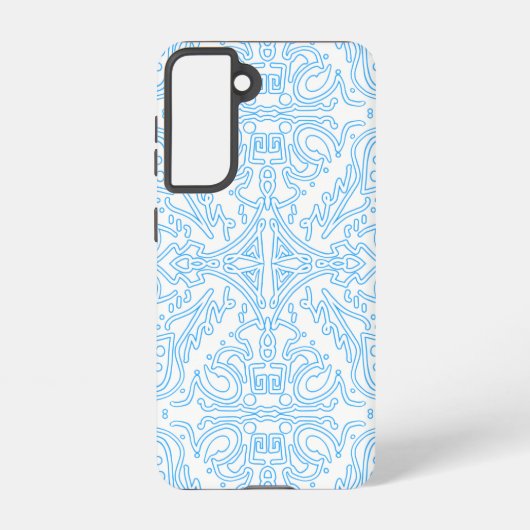 Himmelsazurblut Samsung Galaxy Hülle (Rückseite)