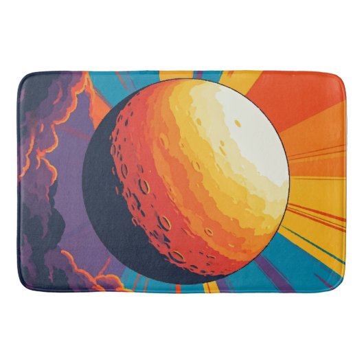 Himmelsbadezimmerteppich Sonnenuntergang Badematte (Vorderseite)