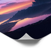 Himmelsballett, Zeuge der Mondseklipse Poster (Ecke)