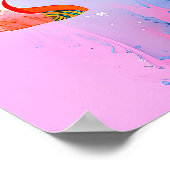 Himmelsbär mit einem Lächeln Poster (Ecke)