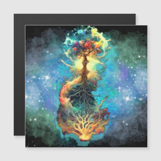 Himmelsbaum Magnetkarte (Vorne/Hinten)