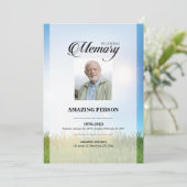 Himmelsbeerenkarte (Stehend Vorderseite)