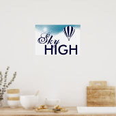 Himmelsbläschen Poster (Küche)