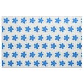Himmelsblau-Blume Saphir geometrische Design Stoff (Yard (91,4 cm))
