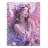 Himmelsblau: Der Engel des Petalhimmel Notizblock (Vorderseite)