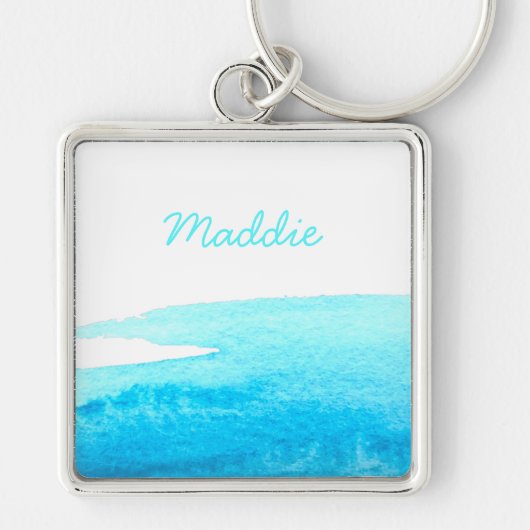 Himmelsblau Schlüsselanhänger (Vorne)