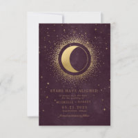 Himmelsblau-Sterne-Foto Mitternacht Save the Date