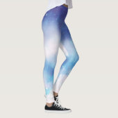 Himmelsblauer Nebel Leggings (Rechts)
