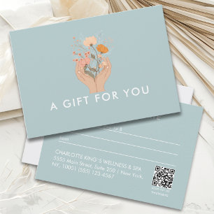 Himmelsblumen Friseursalon QR-Code-Geschenkgutsche
