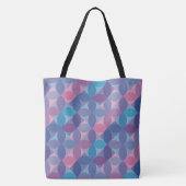 Himmelsblütenwellen Tasche (Rückseite)