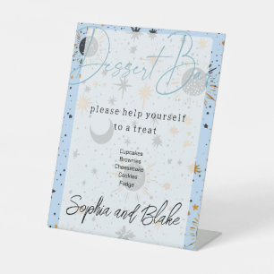 Himmelsbraut Dessertbar Hochzeitspodiumschild Sockelschild