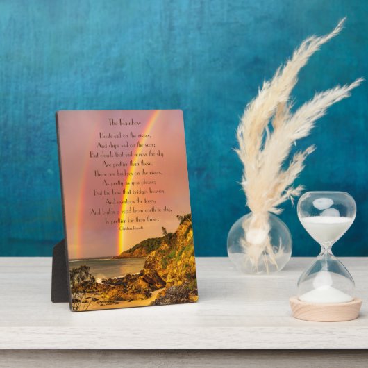 Himmelsbrücken, das Regenbogengedicht Fotoplatte (Seite)