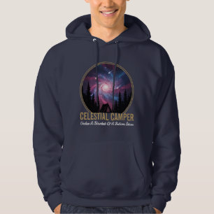 Himmelscamper-Galaxie-Nachtszene Hoodie