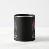 Himmelscamper-Galaxie-Nachtszene Tasse (Zentrum)