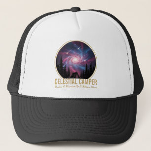 Himmelscamper-Galaxie-Nachtszene Truckerkappe