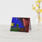 Himmelschleier - Note Card Karte (Gelbe Blume)
