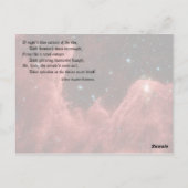 Himmelschleier - Postkarte (Rückseite)