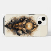Himmelschwert mit Engelsflügeln iPhone Hülle (Rückseite (Horizontal))