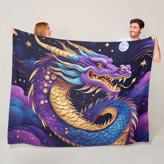 Himmelsdrachendecke Fleecedecke (Beispiel)