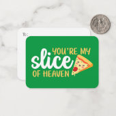 Himmelsduft Niedlicher Valentinstag Mitteilungskarte (Vorderseite/Rückseite Beispiel)