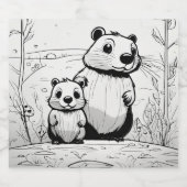 Himmelsellixie Schaumweinetikett (Einzelnes Label)