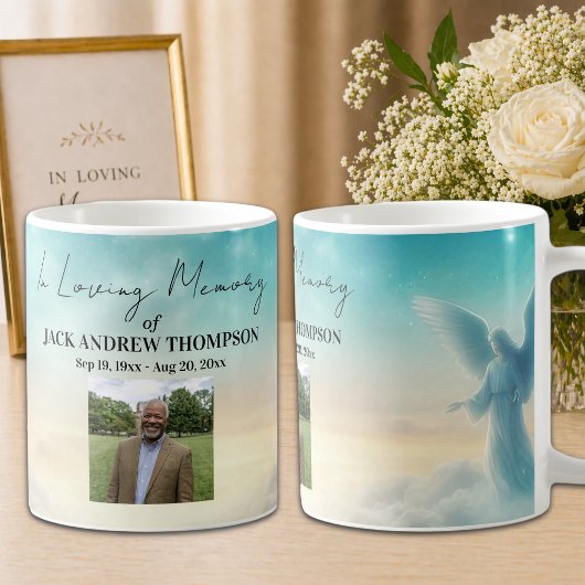 Himmelsengel Lebensfeier-Foto  Kaffeetasse