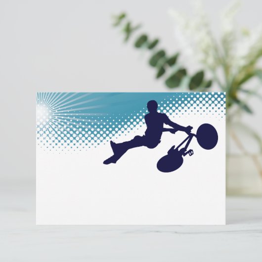 Himmelsfahrer Einladung (Stehend Vorderseite)