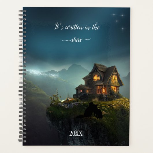 Himmelsfantasie mit Katzen Planer (Vorderseite)