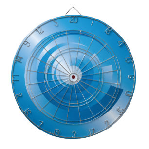 Himmelsfarbe Dartscheibe