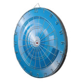 Himmelsfarbe Dartscheibe (Vorderseite rechts)