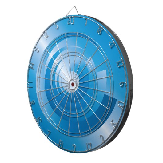 Himmelsfarbe Dartscheibe (Vorderseite rechts)