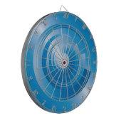 Himmelsfarbe Dartscheibe (Vorderseite Links)